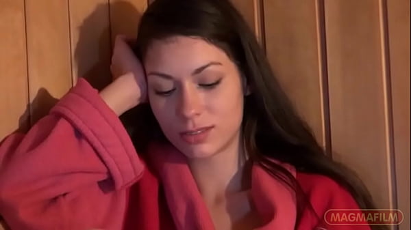 Young Girl Gets Horny in the Sauna and Does It to the Old Guy