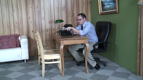 Naughty College Girl Lets Principal Fuck Her Tight Pussy to Avoid Dad’s Call