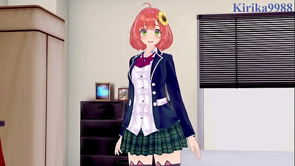 Honma Himawari and Hyakumantenbara Salome (Kimono) intense sex. – Nijisanji VTuber Hentai