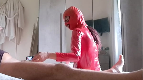 Preview – Milf in latex catsuit gives blowjob and swallows cum