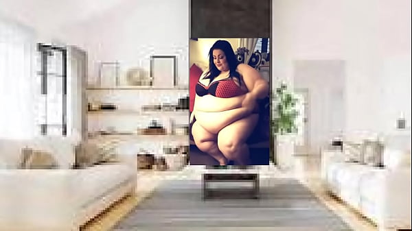 Super-fat USBBW solo exercising on beach (AI-generated a070409b)