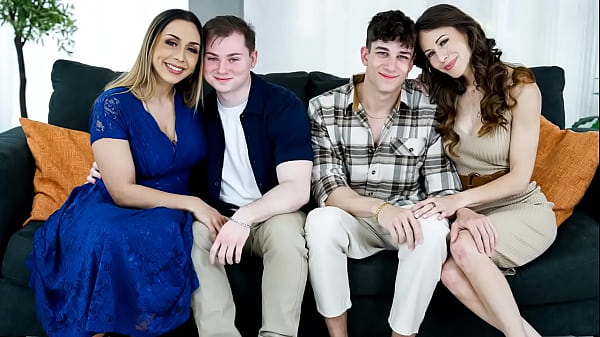 Parents’ Day Orgy with MILFs and Stepsons Gone Wild