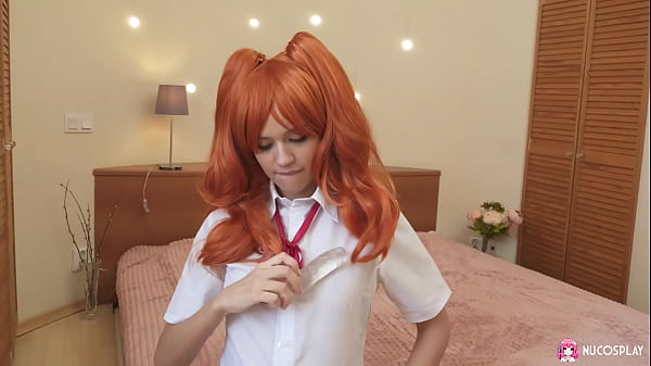 Horny redhead Novella Night plays with her dildo and moans until she reaches orgasm.