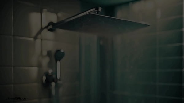 fresh-faced teen with golden locks took a shower