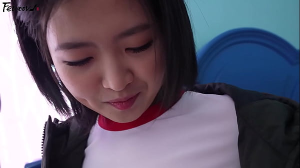 Korea – Busty Girlfriend Role-Playing in Black Stockings