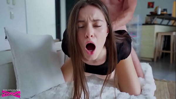 Hot teen with natural tits gets fucked and gets cum in ass [homemade]