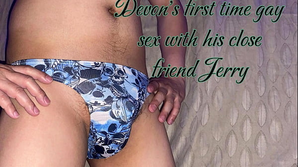 Two straight friends enjoying their first gay sex with each other