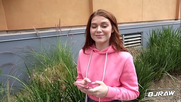 BJRAW Hot redhead Katerina Deville gets covered in cum