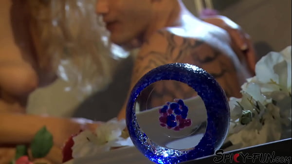 Blonde Girlfriend Gets A Facial In The Bathtub