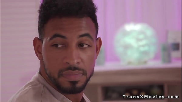 Shemale masseuse gives client best anal sex ever