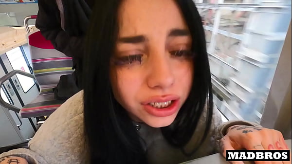 I fuck my chilean friend’s good ass in a public train and at her place after seeing each other again