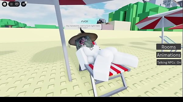 I fucked a bitch on the beach in roblox