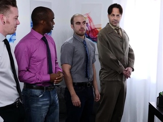 Pervy cuckquean slut hosting gangbang